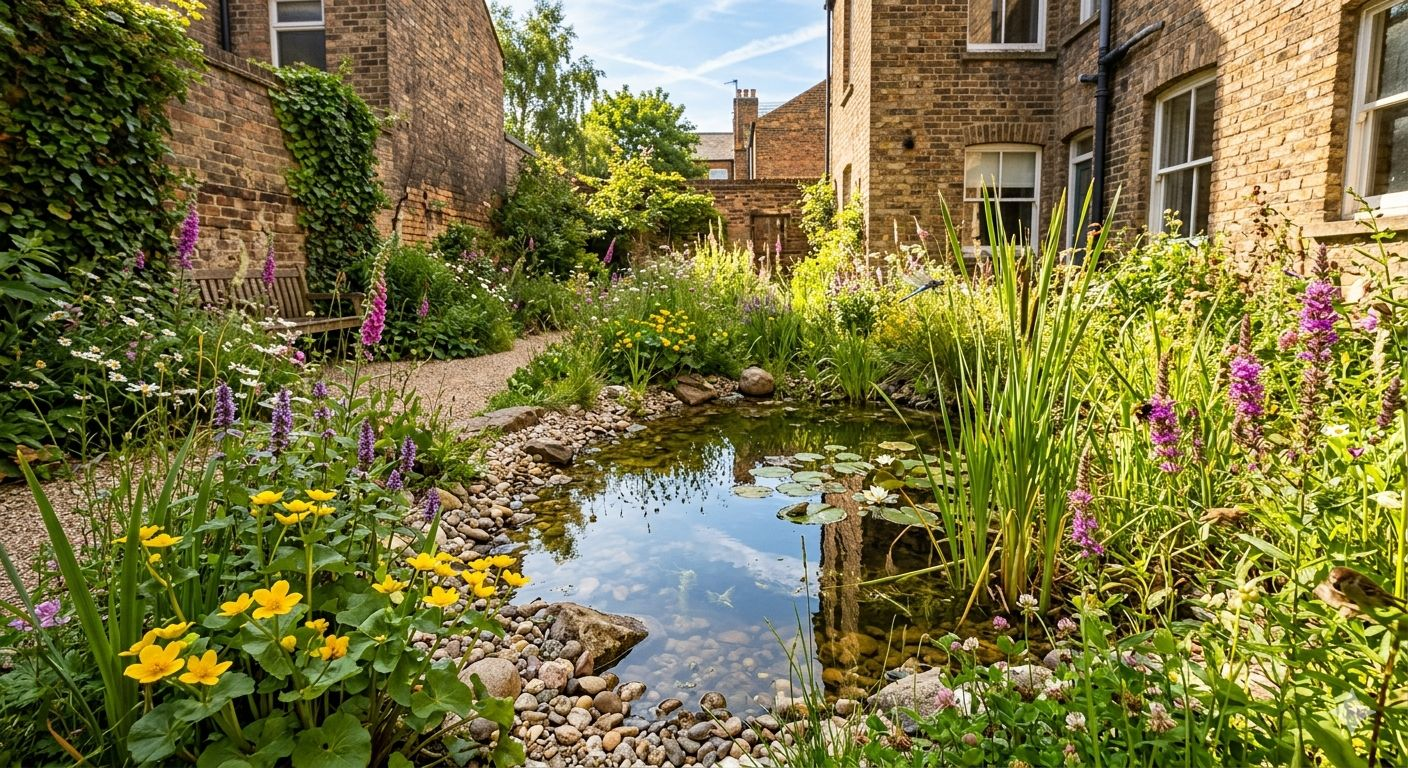 With a Pond Even Backyards Can Become Mini-Rewilding Safari Parks!